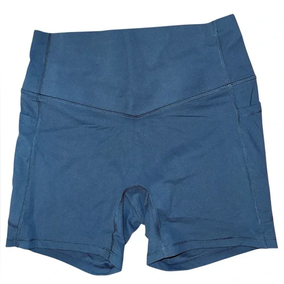 Halara SoCinched High Waisted Tummy Control Shaping Biker Shorts medium nwot - Picture 1 of 2